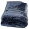 Hastings Home Hastings Home Solid Soft Heavy Thick Plush Mink Blanket 8 pound - Grey 930854TQX - alternate 2